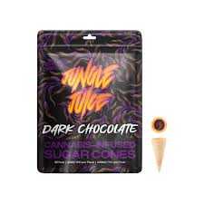 Jungle Juice Cones 20MG 10 Pieces (200MG)- Dark Chocolate Cones